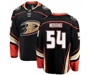Anaheim Ducks #54 Antoine Morand Fanatics Branded Black Home Breakaway Hockey Jersey