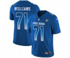 Washington Redskins #71 Trent Williams Limited Royal Blue NFC 2019 Pro Bowl Football Jersey