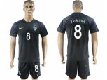 France #8 Valbuena Away Soccer Country Jersey