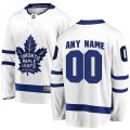 Toronto Maple Leafs Customized Fanatics Branded White Away Breakaway NHL Jerse
