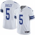 Dallas Cowboys #5 Dan Bailey White Vapor Untouchable Limited Player NFL Jersey