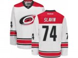 Carolina Hurricanes #74 Jaccob Slavin Authentic White Away NHL Jersey