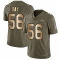 Denver Broncos #56 Shane Ray Limited Olive Gold 2017 Salute to Service NFL Jersey