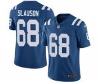 Indianapolis Colts #68 Matt Slauson Royal Blue Team Color Vapor Untouchable Limited Player Football Jersey