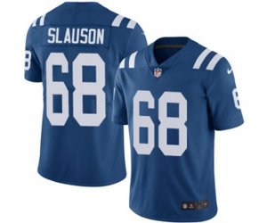 Indianapolis Colts #68 Matt Slauson Royal Blue Team Color Vapor Untouchable Limited Player Football Jersey