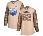 Edmonton Oilers #62 Eric Gryba Authentic Camo Veterans Day Practice NHL Jersey