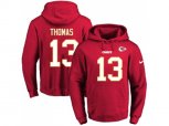 Nike Kansas City Chiefs #13 De Anthony Thomas Red Name & Number Pullover NFL Hoodie