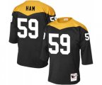 Pittsburgh Steelers #59 Jack Ham Elite Black 1967 Home Throwback Football Jersey