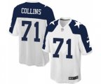 Dallas Cowboys #71 La'el Collins Game White Throwback Alternate Football Jersey