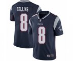 New England Patriots #8 Jamie Collins Navy Blue Team Color Vapor Untouchable Limited Player Football Jersey