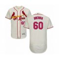 St. Louis Cardinals #60 John Brebbia Cream Alternate Flex Base Authentic Collection Baseball Player Jersey