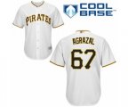Pittsburgh Pirates Dario Agrazal Replica White Home Cool Base Baseball Player Jersey