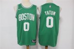 Boston Celtics #0 Jayson Tatum Green 75th Anniversary Diamond 2021 Stitched Jersey