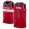 Washington Wizards #1 Austin Rivers Swingman Red NBA Jersey - Icon Edition