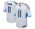 Tennessee Titans #11 A.J. Brown Game White Football Jersey
