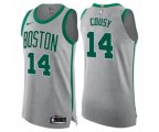 Nike Boston Celtics #14 Bob Cousy Authentic Gray NBA Jersey - City Edition