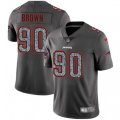 New England Patriots #90 Malcom Brown Gray Static Vapor Untouchable Limited NFL Jersey