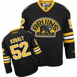Boston Bruins #52 Sean Kuraly Premier Black Third NHL Jersey