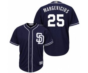 San Diego Padres Nick Margevicius Replica Navy Blue Alternate 1 Cool Base Baseball Player Jersey