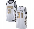 Atlanta Hawks #31 Chandler Parsons Authentic White Basketball Jersey - City Edition