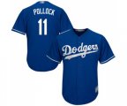 Los Angeles Dodgers #11 A. J. Pollock Replica Royal Blue Alternate Cool Base Baseball Jersey