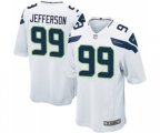 Seattle Seahawks #99 Quinton Jefferson Game White Football Jersey
