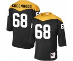 Pittsburgh Steelers #68 L.C. Greenwood Elite Black 1967 Home Throwback Football Jersey