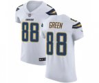 Los Angeles Chargers #88 Virgil Green White Vapor Untouchable Elite Player Football Jersey