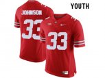 2016 Youth Ohio State Buckeyes Pete Johnson #33 College Football Limited Jersey - Scarlet