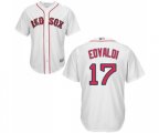 Boston Red Sox #17 Nathan Eovaldi Replica White Home Cool Base Baseball Jersey
