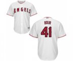 Los Angeles Angels of Anaheim #41 Justin Bour Replica White Home Cool Base Baseball Jersey