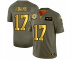 Green Bay Packers #17 Davante Adams Limited Olive Gold 2019 Salute to Service Football Jersey