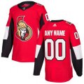 Ottawa Senators adidas Red Authentic Custom Jersey