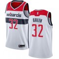 Washington Wizards #32 Jeff Green Swingman White NBA Jersey - Association Edition
