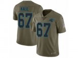 Carolina Panthers #67 Ryan Kalil Limited Olive 2017 Salute to Service NFL Jersey