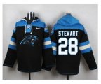 Carolina Panthers #28 Jonathan Stewart Black Player Pullover NFL Hoodie