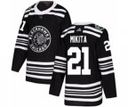 Chicago Blackhawks #21 Stan Mikita Authentic Black 2019 Winter Classic NHL Jersey