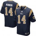 Los Angeles Rams #14 Sean Mannion Game Navy Blue Team Color NFL Jersey