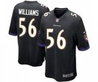 Baltimore Ravens #56 Tim Williams Game Black Alternate Football Jersey