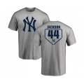 New York Yankees #44 Reggie Jackson Gray RBI T-Shirt