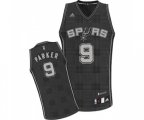 San Antonio Spurs #9 Tony Parker Swingman Black Rhythm Fashion Basketball Jersey