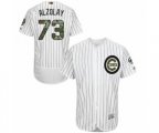 Chicago Cubs Adbert Alzolay Authentic White 2016 Memorial Day Fashion Flex Base Baseball Player Jersey