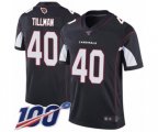 Arizona Cardinals #40 Pat Tillman Black Alternate Vapor Untouchable Limited Player 100th Season Football Jersey