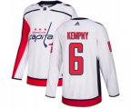 Washington Capitals #6 Michal Kempny Authentic White Away NHL Jersey