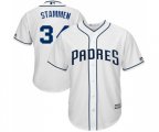 San Diego Padres #34 Craig Stammen Replica White Home Cool Base MLB Jersey