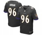 Baltimore Ravens #96 Brent Urban Elite Black Alternate Football Jersey