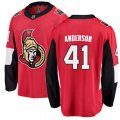 Ottawa Senators #41 Craig Anderson Fanatics Branded Red Home Breakaway NHL Jersey