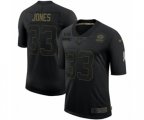 Green Bay Packers #33 Aaron Jones 2020 Salute To Service Limited Jersey Black