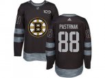 Boston Bruins #88 David Pastrnak Black 1917-2017 100th Anniversary Stitched NHL Jersey