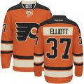 Philadelphia Flyers #37 Brian Elliott Premier Orange New Third NHL Jersey